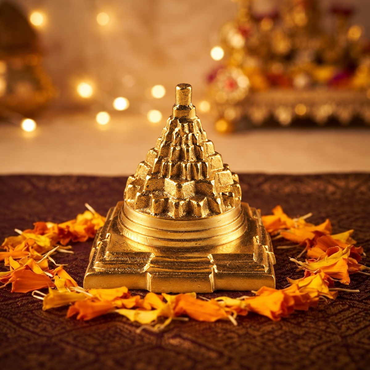 Brass Meru Shree Yantra