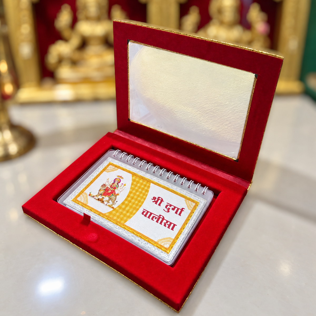 Shri Durga Chalisa Spiral Prayer Book