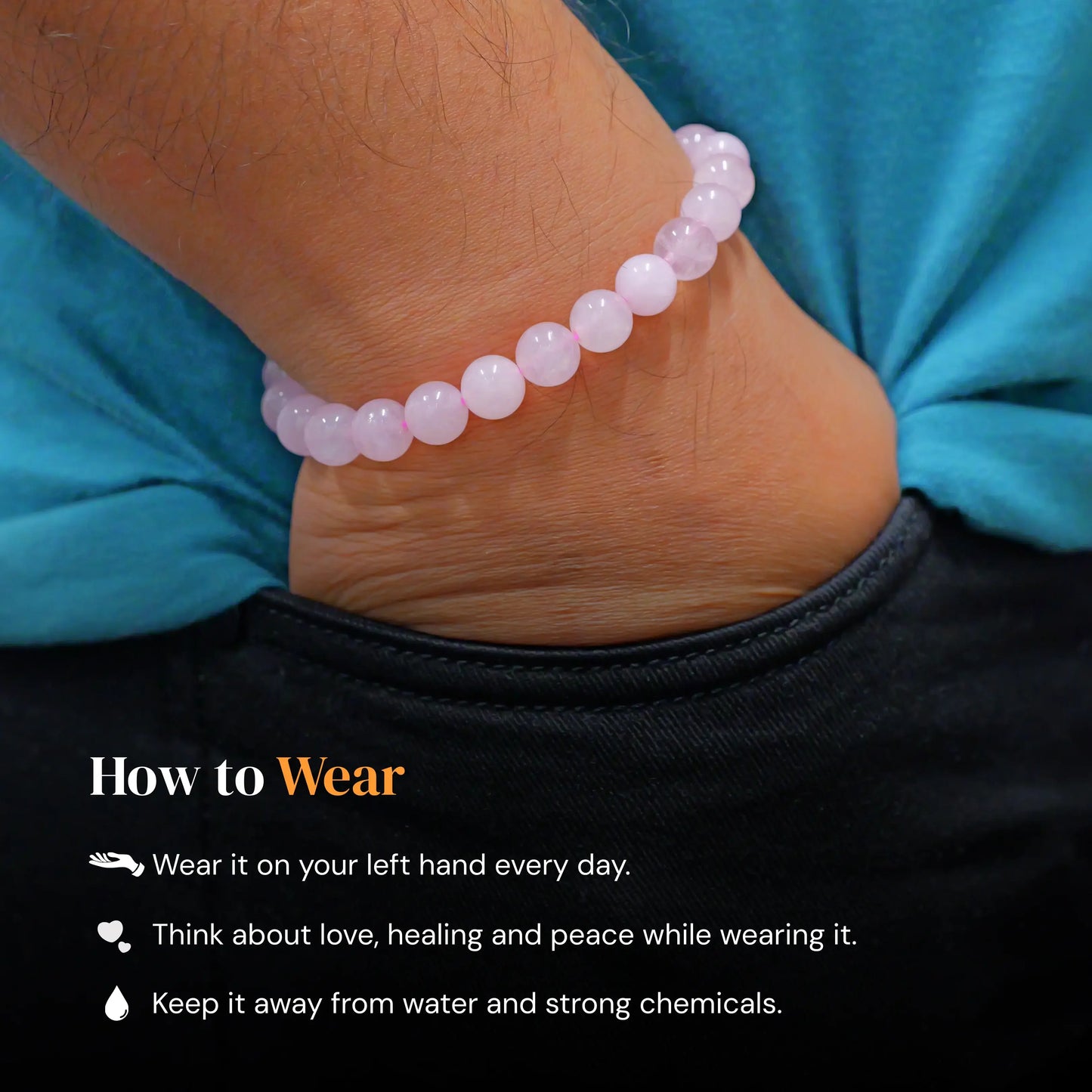 Rose Quartz Bracelet for Love Attraction