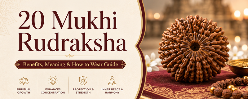 20 Mukhi Rudraksha Benefits, Meaning & How to Wear Guide