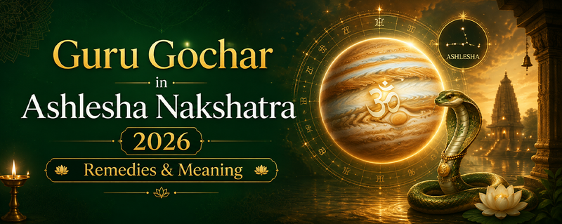 Guru Gochar in Ashlesha Nakshatra 2026: Remedies & Dates