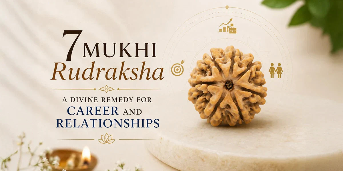 Original 7 Mukhi Rudraksha