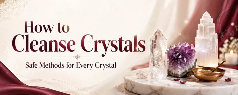 How to Cleanse Crystals: Safe Cleansing and Charging Guide