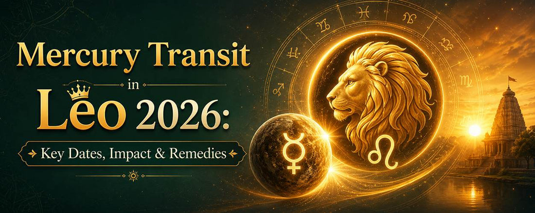 Mercury Transit in Leo 2026 with Leo zodiac sign and Mercury planet