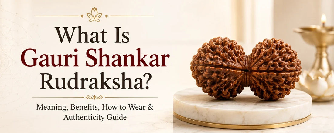 What Is Gauri Shankar Rudraksha? Meaning, Benefits, How to Wear & Authenticity Guide