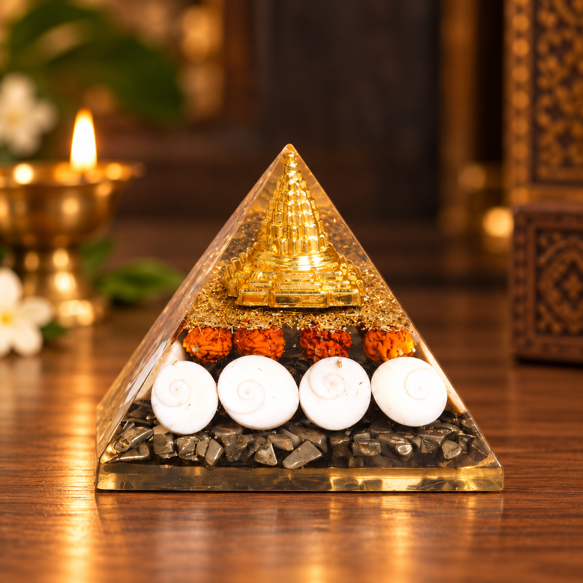 Meru Shree Yantra Pyramid for Wealth & Prosperity