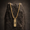 Gold Plated Om Necklace
