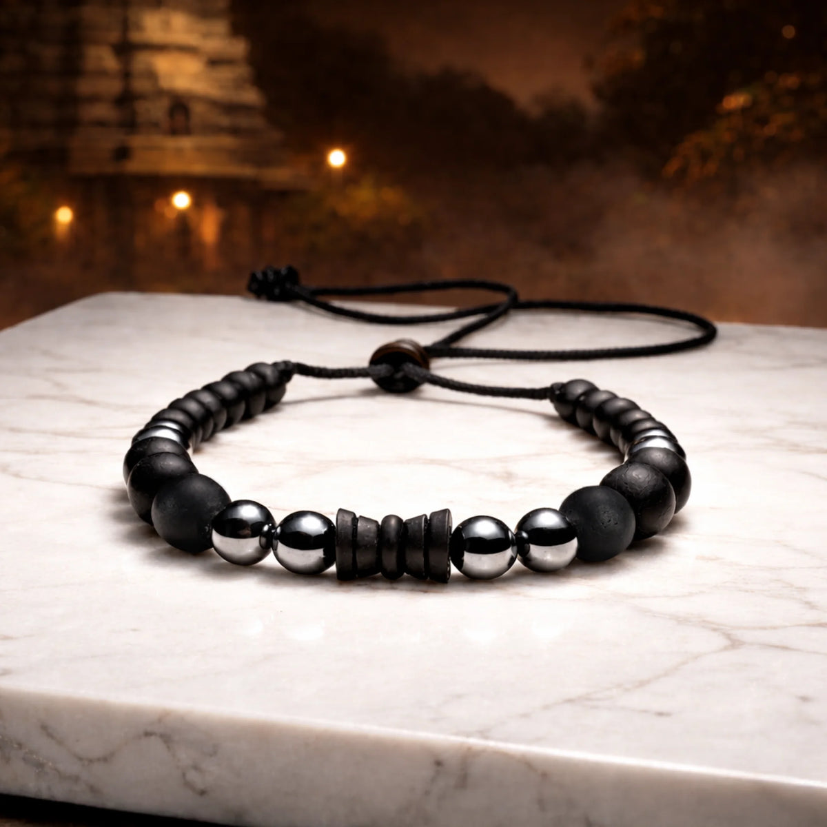 Karungali Damru 2 in 1 Bracelet - Gemsinvite  