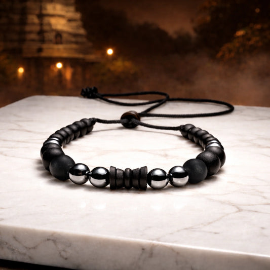 Karungali Damru 2 in 1 Bracelet - Gemsinvite  