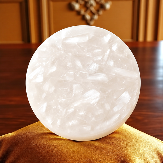 Natural Selenite Crystal Sphere