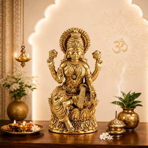 Brass Mahalaxmi Murti