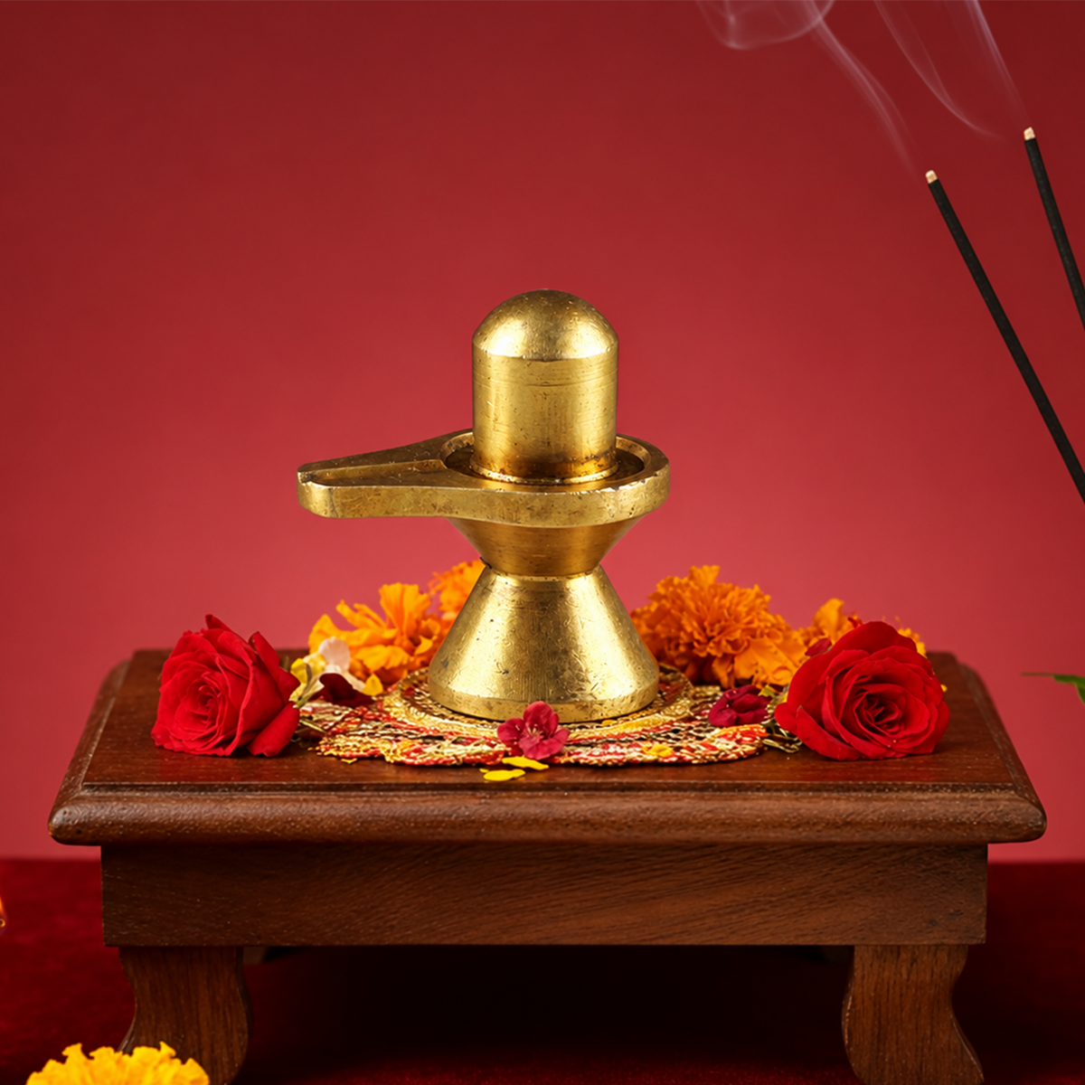 Brass Mini Shivling