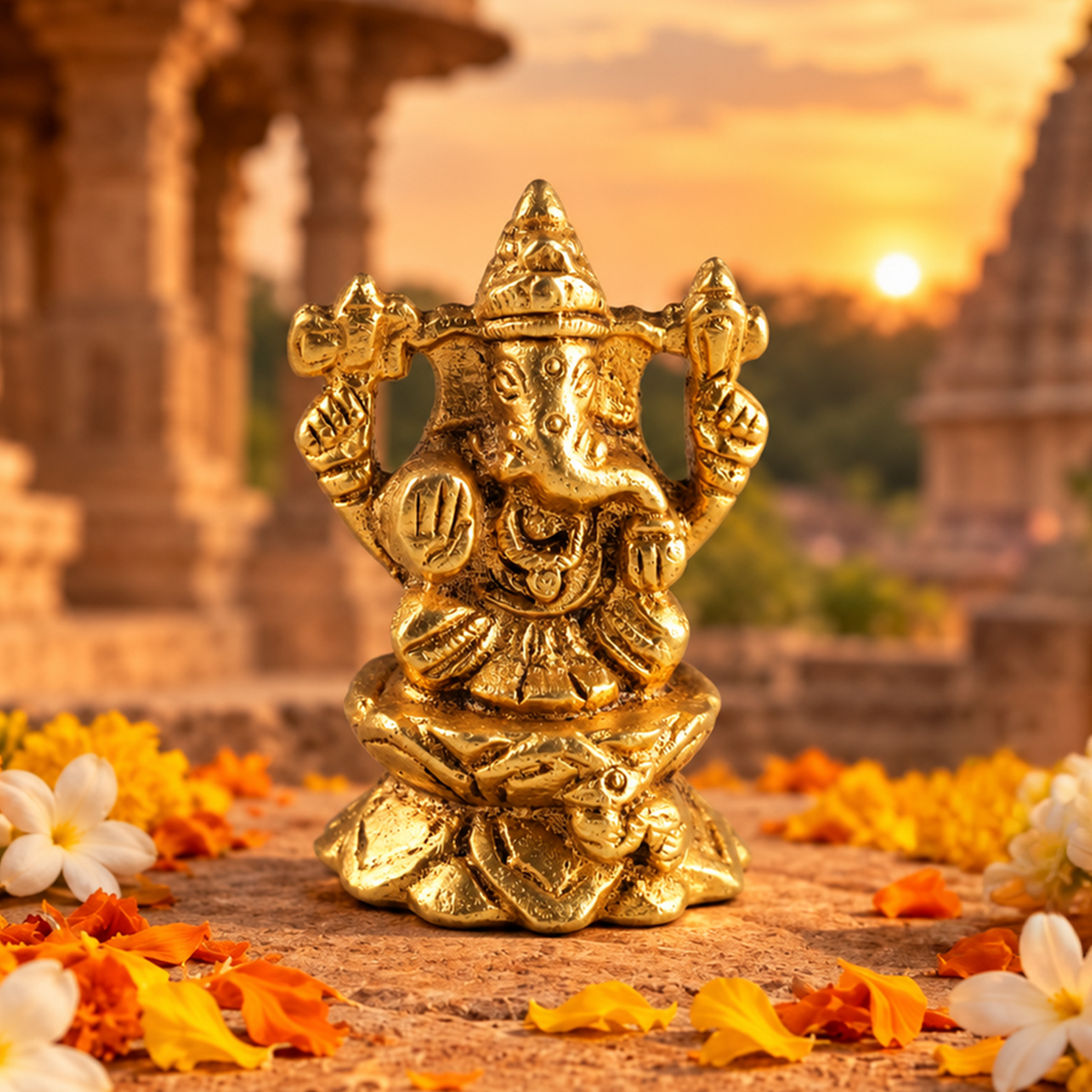 Brass Mangalmurti Ganesh