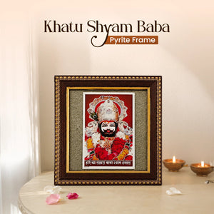 Khatu Shyam Baba Pyrite Frame