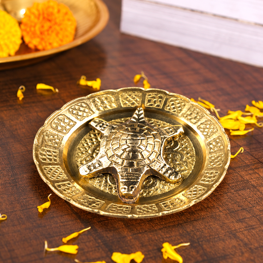 Feng Shui Brass Tortoise
