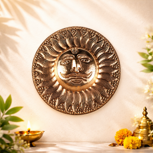Copper Surya Wall Hanging