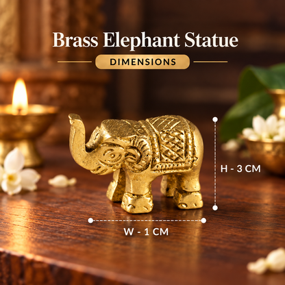 Brass Elephant Statue