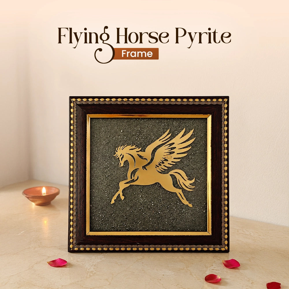 Flying Horse Pyrite Frame