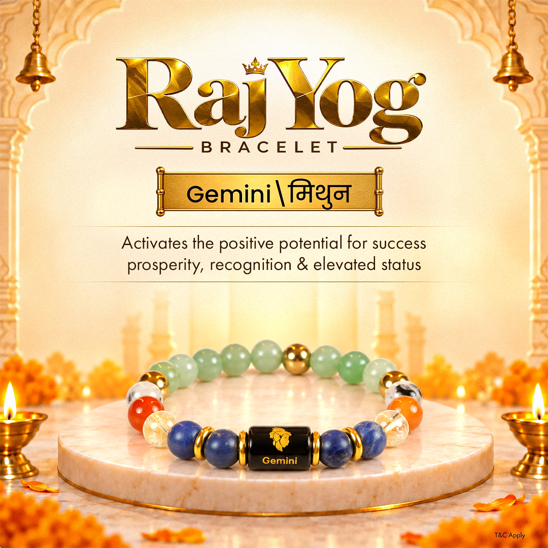 Mithun Rashi (Gemini) Raj Yog Bracelet