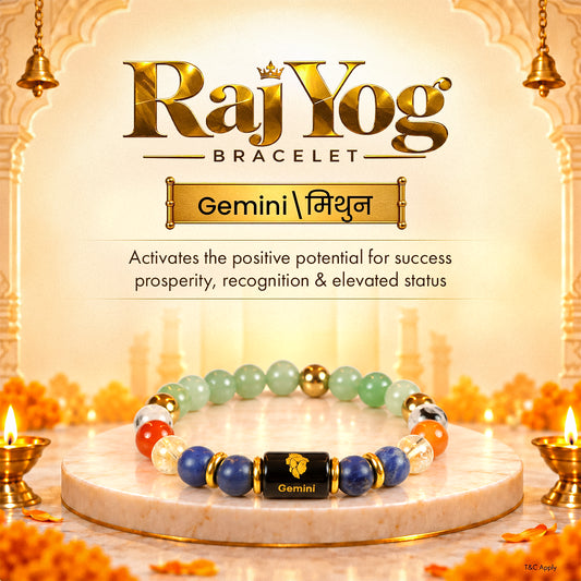 Mithun Rashi (Gemini) Raj Yog Bracelet