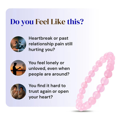 Rose Quartz Bracelet for Love Attraction