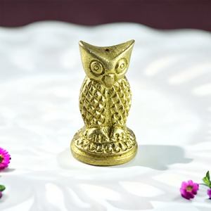 Brass Owl Statue for Vastu & Feng Shui