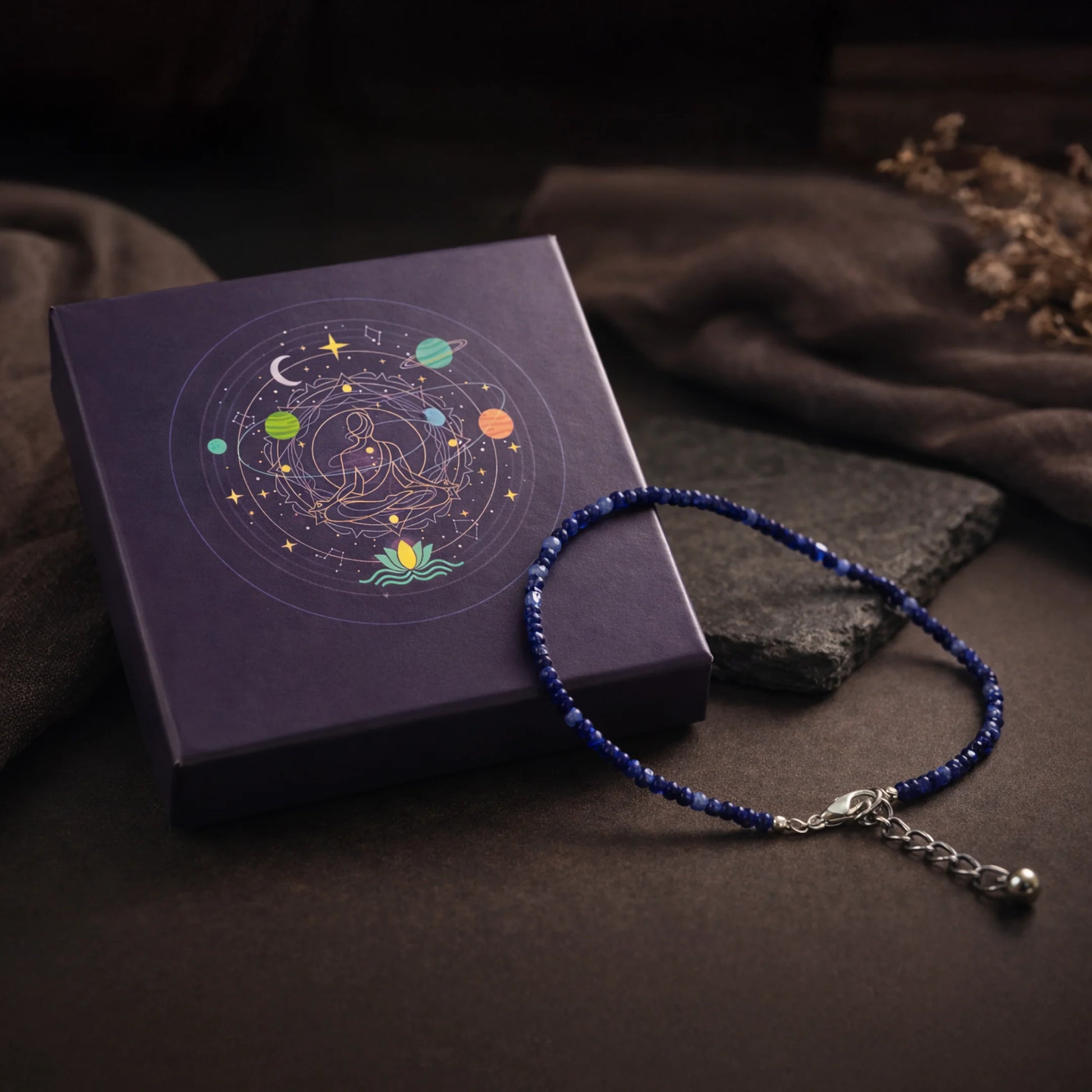 Lapis Lazuli Anklet - Gemsinvite  