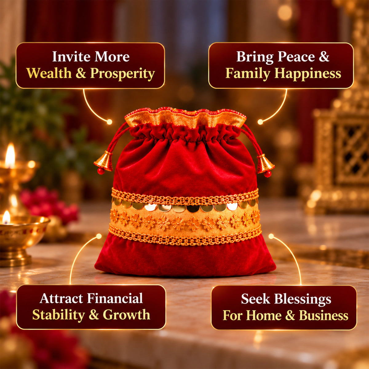 Shubh Samriddhi Dhan Barkat Tijori Potli
