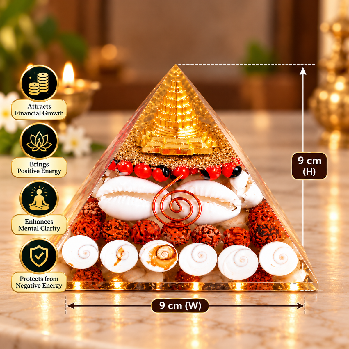 Laxmi Yantra Pyramid for Wealth & Prosperity