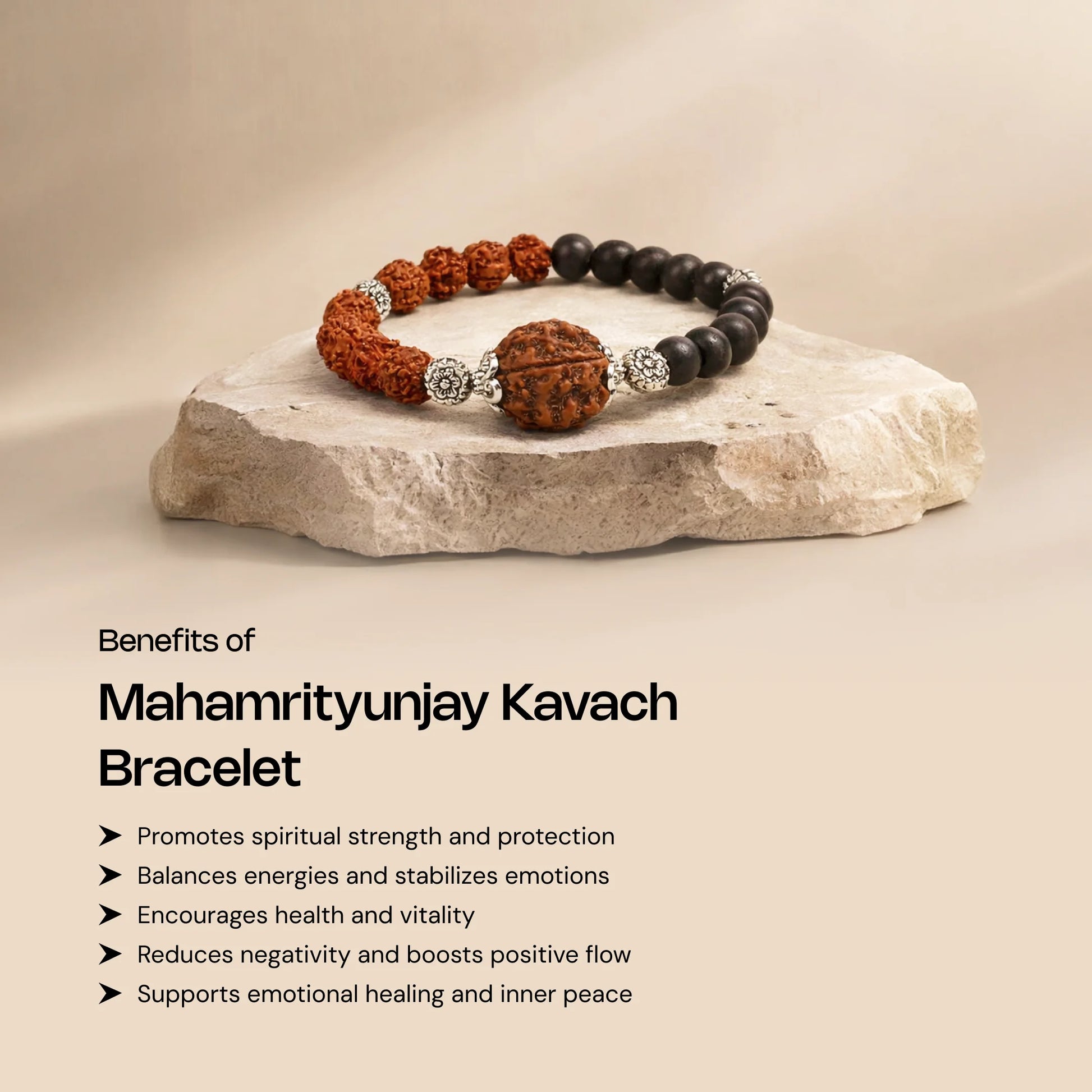 Maha Mrityunjay Kavach Bracelet - Gemsinvite  