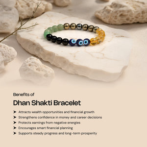 
                    
                      Dhan Shakti Bracelet - Gemsinvite  
                    
                  