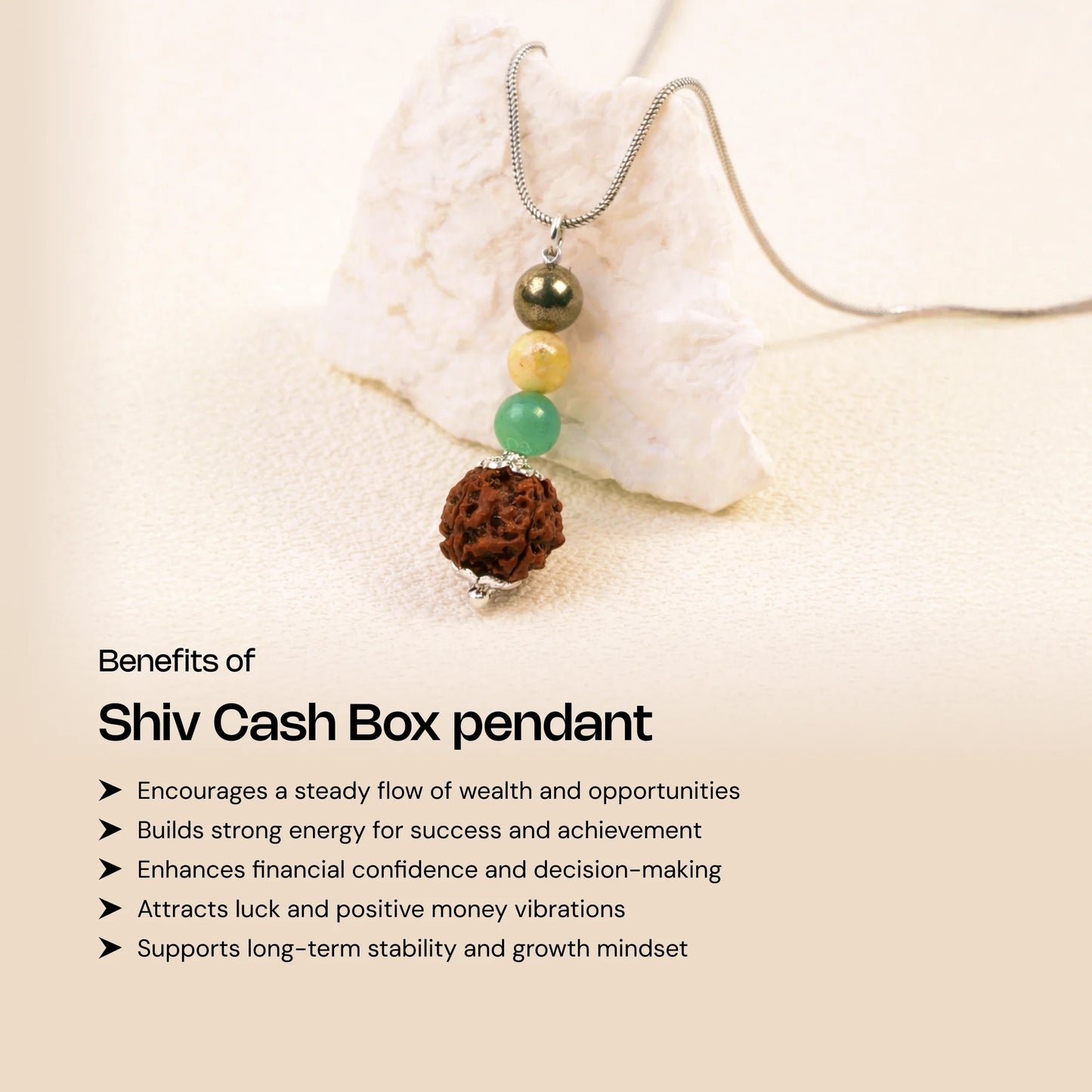 Shiv Cash Box Pendant - Gemsinvite  