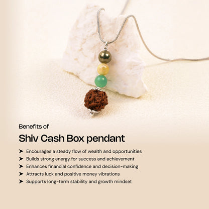Shiv Cash Box Pendant - Gemsinvite  