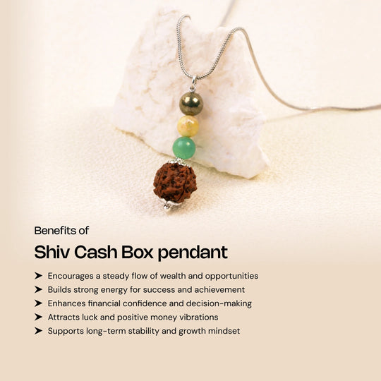 Shiv Cash Box Pendant - Gemsinvite  