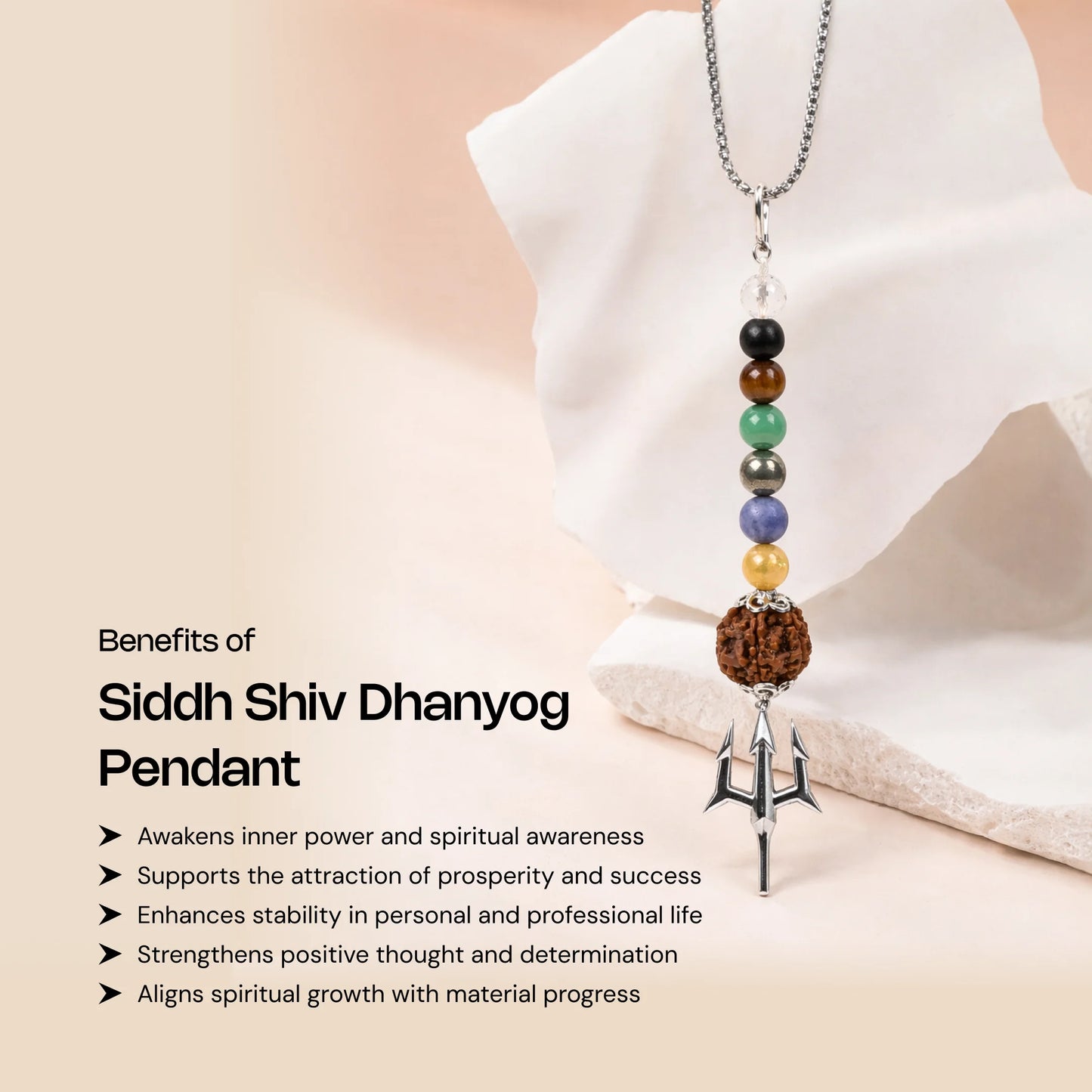 Siddh Shiv Dhanyog Pendant - Gemsinvite  