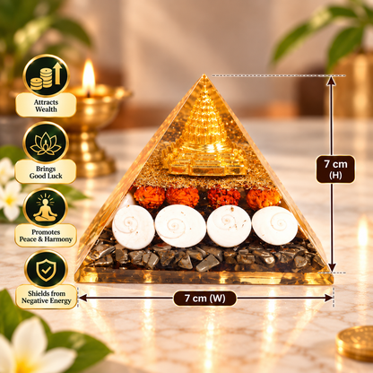 Meru Shree Yantra Pyramid for Wealth & Prosperity