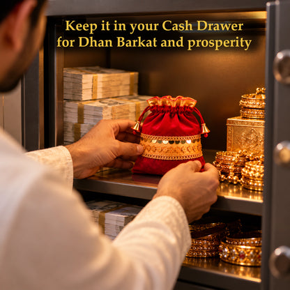 Dhan Barkat Cash Drawer Potli
