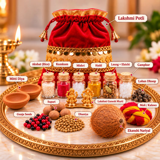 Ganesh Lakshmi Puja Samagri Potli