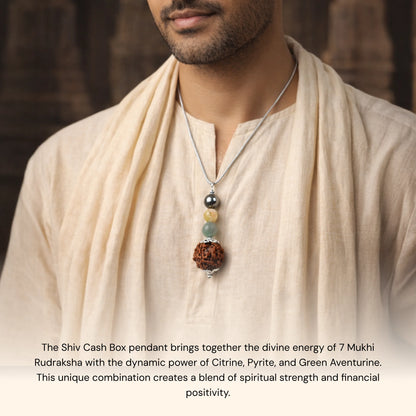 Shiv Cash Box Pendant - Gemsinvite  