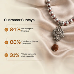 
                    
                      Mercury Beads Mala with Trishul and Rudraksha - Gemsinvite  
                    
                  