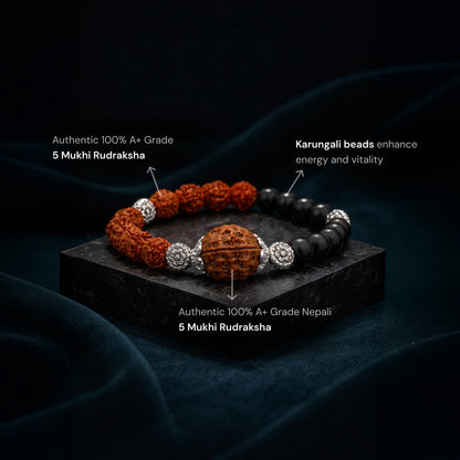 Maha Mrityunjay Kavach Bracelet - Gemsinvite  