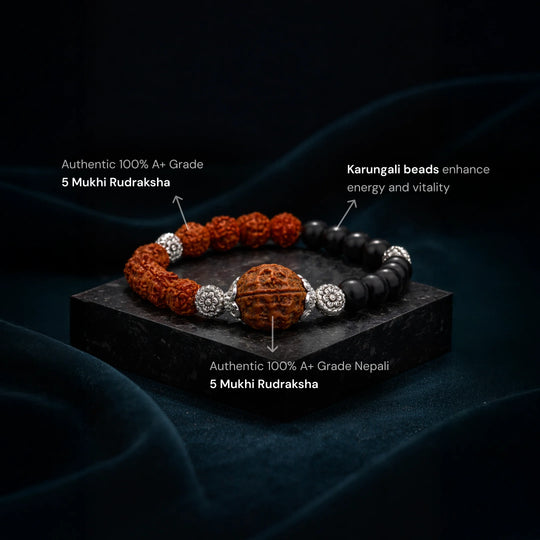 Maha Mrityunjay Kavach Bracelet - Gemsinvite  