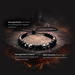 
                    
                      Karungali Damru 2 in 1 Bracelet - Gemsinvite  
                    
                  