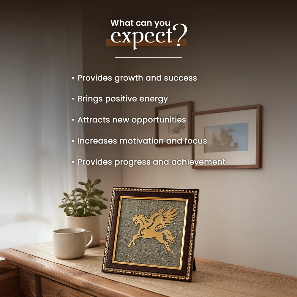 Flying Horse Pyrite Frame
