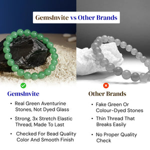 
                    
                      Green Aventurine Bracelet - Gemsinvite  
                    
                  