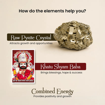 Khatu Shyam Baba Pyrite Frame