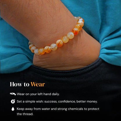 Citrine Bracelet – Natural Citrine Crystal Bracelet
