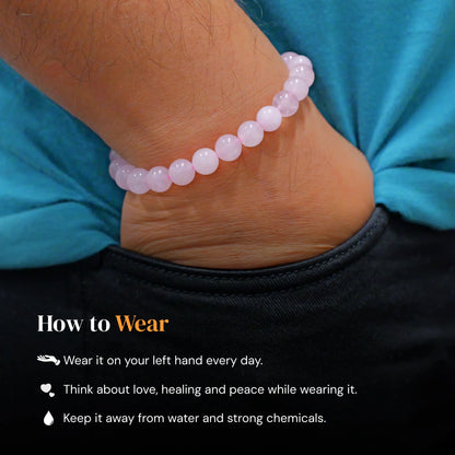 Rose Quartz Bracelet for Love Attraction