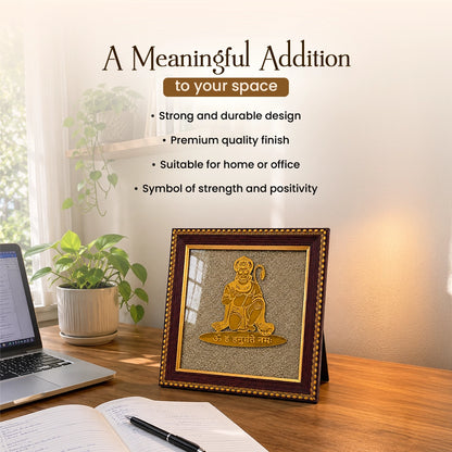 Hanuman Ji Pyrite Frame