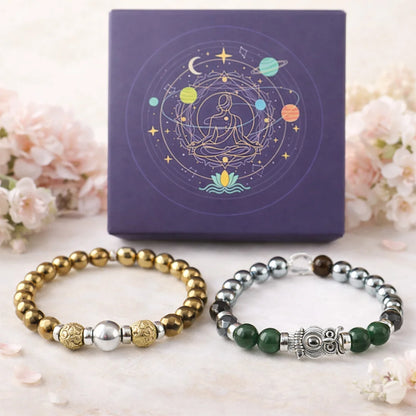 Akshaya Shubh Gold & Silver Bracelet Combo